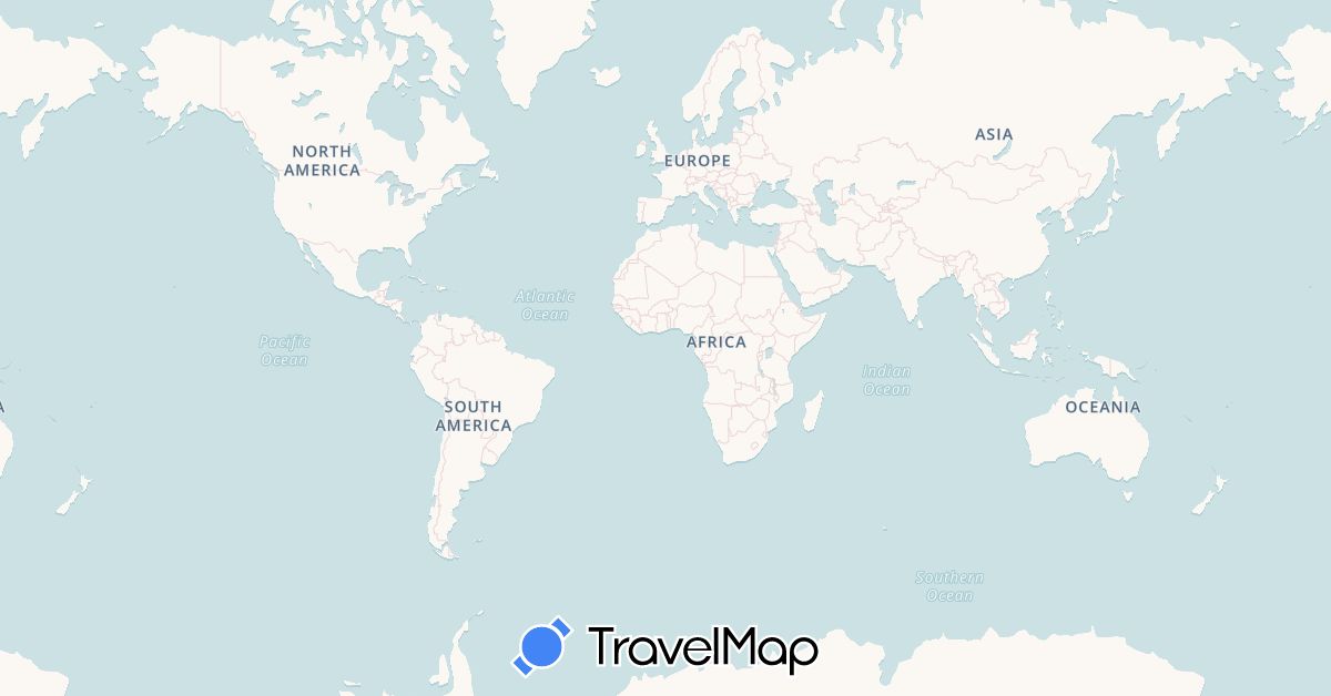 TravelMap itinerary: driving, hiking, boat in Canada, United States (North America)